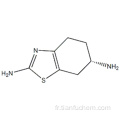 2,6-benzothiazolediamine, 4,5,6,7-tétrahydro -, (57187947,6S) - CAS 106092-09-5